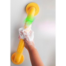 형광 안전바 안전 손잡이 핸드레일 욕실 화장실 미끄럼 방지, 13.표준스테인리스-78cm-화이트