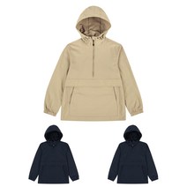 아노락 바람막이 남자 여자 공용 단체복 주문제작 프린팅 베이지 검정 네이비