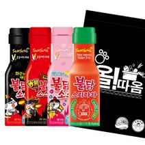 올따옴기획 삼양소스200g 불닭+핵불닭+까르보+스리리차x1개씩, 올따옴기획 삼양소스200g불닭+핵불닭+까르보+스리리차