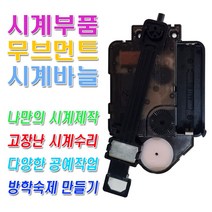 미호코리아 벽시계 부품 바늘세트 무소음 무브먼트 벽 시계 모터 부속 부속품 바늘 세트 QUARTZ 12888, 19번-무소음(18mm)추형