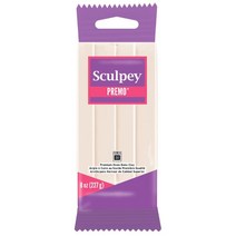 Sculpey Premo 폴리머 오븐 베이킹 클레이 반투명 무독성 226.8g 바 주얼리 제작 휴일 DIY 혼합 매체 및 홈 데코 프로젝트에 적합합니다., Single