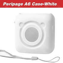 스마트폰사진인화기 휴대폰 사진출력 Peripage-휴대용 미니 핸즈프리 포켓 감열 포토 프린터 58mm BPA 10, 11 White Case