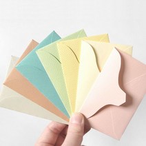 파스텔 미니 명함봉투 100장입 _ 256589EA, 쿠팡 크림