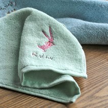 다용도 주방 핸드타올 자수행주 4종 1P, 과일행주1P(베이지)