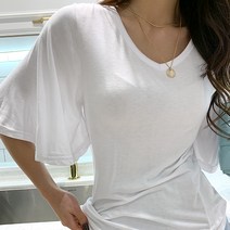 [난닝구]트엔버 날개반팔티