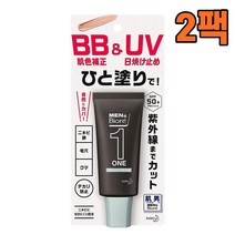 (일본직구) 비오레 맨즈 SPF 50 비비 앤 썬크림 30g, 2팩