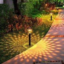 솔라정원등 솔라LED잔디등 정원경관등 잔디투영등 야외정원조명등, RGB*2Pcs