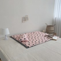 안단테아다지오 하트 인견 여름 낮잠이불세트