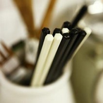 멜라민젓가락 업소용 저분 우동 중식 일식 젓가락 라면 라멘 음식점 식당 중국집 블랙 집들이 젓가락 10개 세트