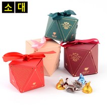 VEDANA_ 화과자 박스 DIY 선물포장 크라프트박스 8072490p, 대 - 그린, 10개
