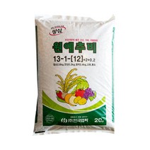 원예추비 20kg 토양개량에 좋은 규산 석회 유황 함유비료
