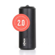 덴마크 Sitpack 2.0 접이식 의자 야외 휴대용 미니 폴딩체어 캠핑 등산 의자, 블랙 버전 2.0