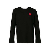 22SS COMME DES GARCONS 꼼데가르송 라운드넥 울 니트 블랙 P1N068