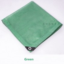 테라스 차양막 접이식 수동 어닝 창문 현관 차고지 0.3mm pe 메쉬 방수 천, 초록, 2x3m(1.85x2.85m)