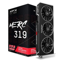 Speedster MERC319 AMD 라데온 RX 6800 XT 코어 게이밍 그래픽 카드 16 GDDR6 HDMI 3xDP RX68XTALFD9 포함, RX 6500 XT