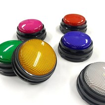 말하는 강아지 펫톡 LED 간식 녹음벨, 화이트