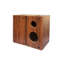 사운드 박스 스피커 케이스 DIY 서브우퍼 앰프 커버, 6.5인치 1개 (블랙 그릴)