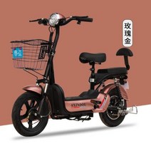 가성비전기자전거 배달용전기자전거 접이식전기자전거 신제품 성인용 전기 자전거 배터리 납산 48V, 06 golden, 02 12a 50km