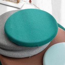 감성 카페 의자 방석 인테리어 칼라 메모리폼 원형