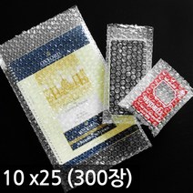 에어캡 봉투 10cm x25cm x300개(10x25x300)/뽁뽁이/