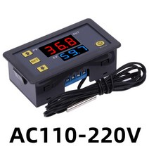 3차원측정기 3차원 W3230 릴레이 출력 디지털 온도 컨트롤러-55 ~ 120C 조절기 가열 냉각 제어 스위치 10A, 03 AC110V-220V