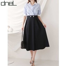 드넬 드넬 줄지플레인원피스DWO21411A