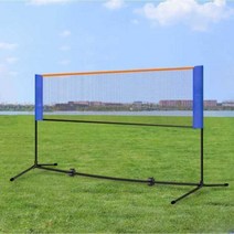 휴대용 배드민턴 네트 간이 그물 세트 족구 그물망 코트, L옵션 이미지 참조