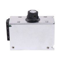전압조절기4000W 220V AC SCR 전압 조정기 전기 모터 속도 컨트롤러 디머 모듈 팬 포함, 한개옵션0