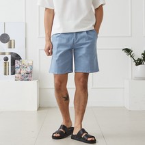 더제이엘 남자 원턱 5부 청바지 반바지