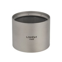 주물화목난로 Lixada-티타늄 스토브 미니 알코올 경량 티타늄 액체 스피릿 야외 캠핑 하이킹용, 02 Stove Only
