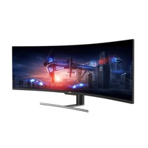모니터 컴퓨터 4k 38인치 40인치 42인치 60인치 모니터신제품 고급 슈퍼 와이드 49 인치 144hz 커브드, 01 Black