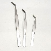 데코용품 핀셋 - 곡선 (16cm) 테라리움 미니핀셋 식물인테리어 화분분갈이
