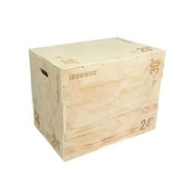 크로스핏 점프박스 폴리오 박스 나무 스텝 상자 조립, 원목 점프박스 (75x50x60cm)