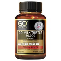 고헬씨 밀크씨슬 50000mg 60정 GO Healthy Milk Thistle 50000mg 1-A-Day 60 Vege Capsules, 1개