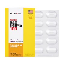 닥터 닥터스 프로바이오틱스 100억 백억 유산균 프리미엄 신바이오틱스 신프리바이오틱스 캡슐 식물성