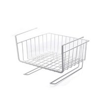 오븐렉 전자레인지 선반 스메그 우녹스 지에라 우드랙 수납형 Kitchen storage bin under shelf wire rack 캐비닛 바구니 철 보관 식기 컵 주최자, 하얀