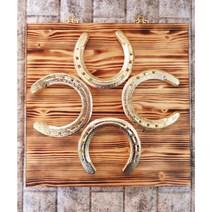 샤인장제 동서남북 돈들어오는선물 재물운 일반 사이즈 말편자 액자