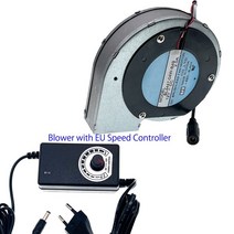 지게차선풍기 집게형 대형트럭 바베큐 송풍기 팬 nmb bl4447-04w-b49-71 dc 12v 2a 터보 속도 조절 가능한 컨트롤러 팬, EU 플러그가 있는 송풍기