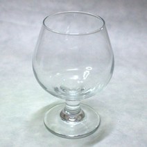 미국 직수입 브랜디 꼬냑 글라스 칵테일 잔 업소 홈바 유리 Brandy 340ml (3705) made in USA, 1개