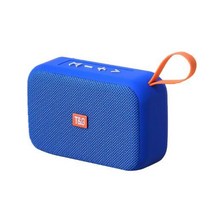 사운드바 PC TV 컴퓨터 TG506 휴대용 블루투스 스피커 미니 무선 사운드 바 야외 실내 HIFI 서브 우퍼 지원 TF 카드 FM 라디오 Aux, 02 Blue