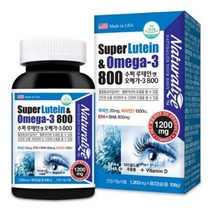 네추럴라이즈 수퍼루테인 앤 오메가3 800, 90정, 4개