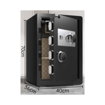 기계식 다이얼 금고 중대형 70cm 사무실 문서 인감, 70cm 기계식 금고_브라운