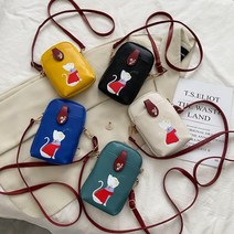 차쿠 고양이디자인 크로스백 미니 휴대폰 가방 폰지갑