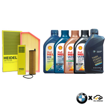 BMW 320D 엔진오일 세트, F30 320d (N47) 6L, BMW 순정 엔진오일, 오일필터 + 에어크리너필터, 6000ml