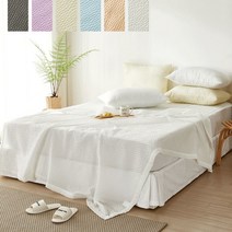 썸머나잇 시어서커 홑이불 싱글S, 아쿠아블루