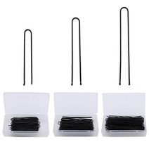 U핀 5곽 대 중 소 3종 유자형 헤어 핀 유핀, 유핀_소 5곽, 1개