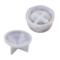 수지 스토리지 케이스 금형 수지 주조 금형 키트 비누 상자 금형 도구 쥬얼리 만들기 DIY 수제 크리스탈 홈 장식, 실리콘, 클리어