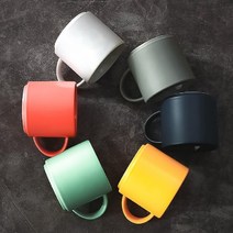 일음쇼핑^^*m아이온컴퍼니 온나 도자기 예쁜 머그컵 머그잔 가정용 음료 컬러 다용도 머그 물컵 손잡이 심플일medi^*^, ab*^*선택있슴그린