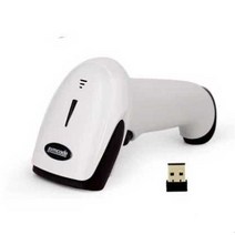 바코드 큐알코드 스캐닝 건 블루투스 마트 계산대, 1D 블루투스 화이트