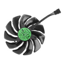 그래픽 카드 냉각 선풍기 기가바이트 AOR Radeon RX 570 580 RX570 88MM T129215SU PLD09210S12HH 비디오, 02 Fan - 2PCS